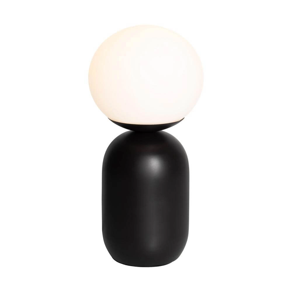Lampe de table Notti noir et blanc Nordlux 5704924001802