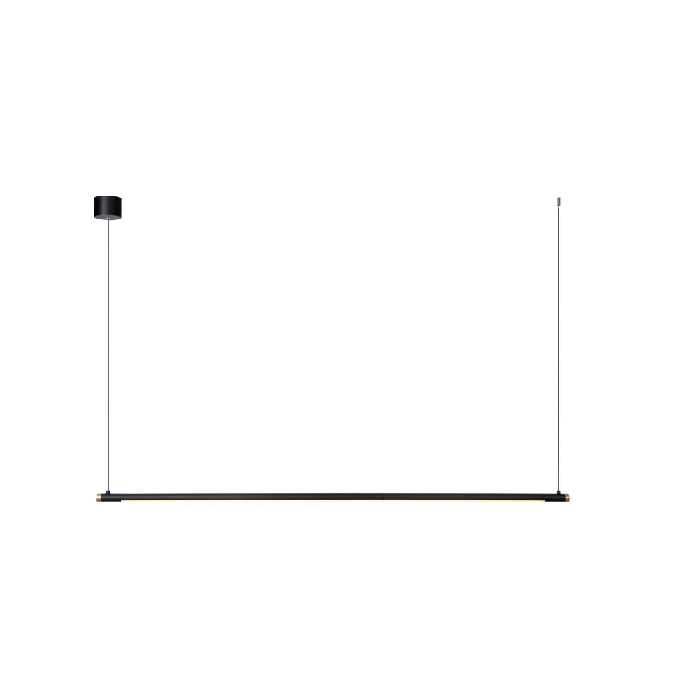 Lampe suspendue élégante Marnik noir 150cm