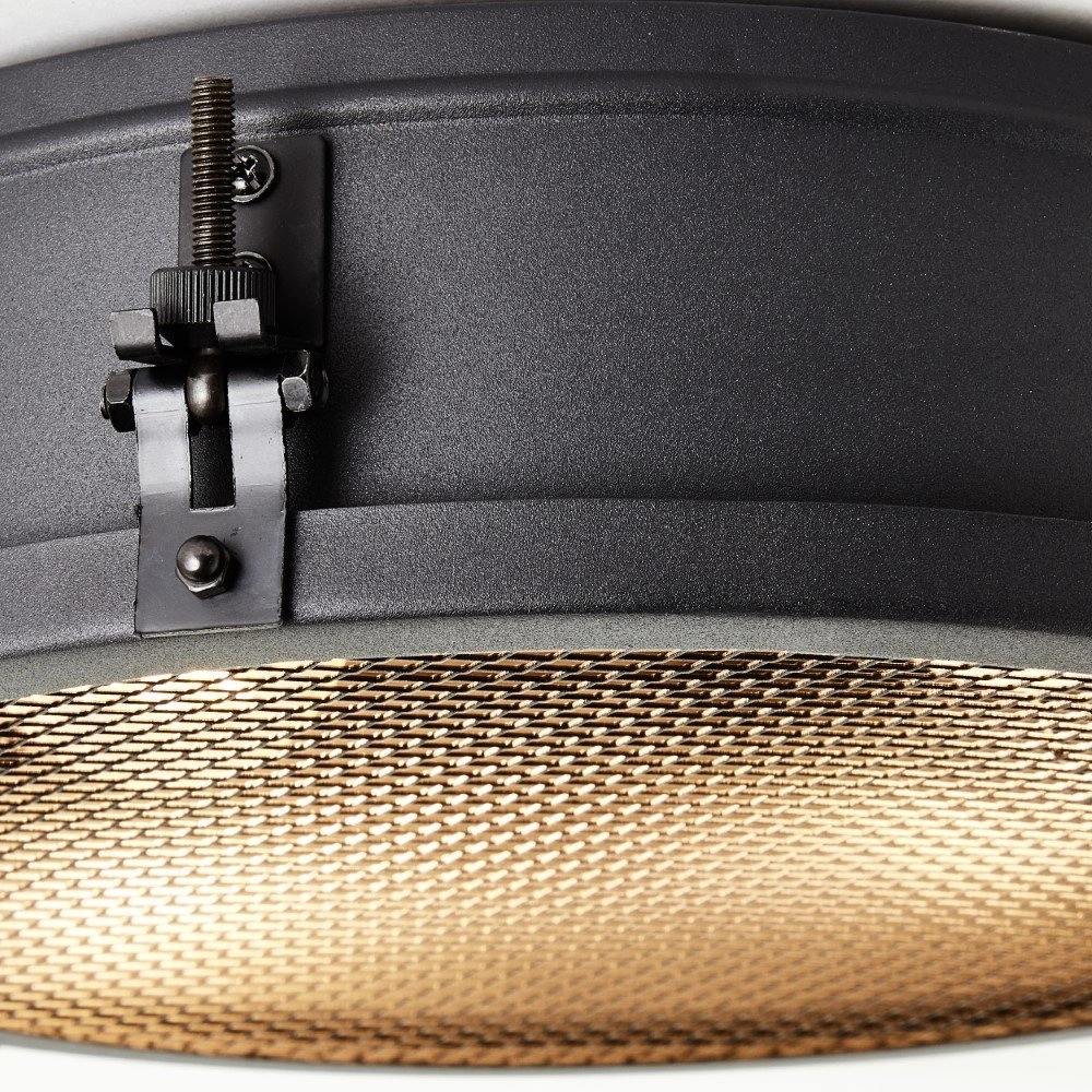 Plafonnier industriel Zois Ø 34 cm Brilliant 4004353382673