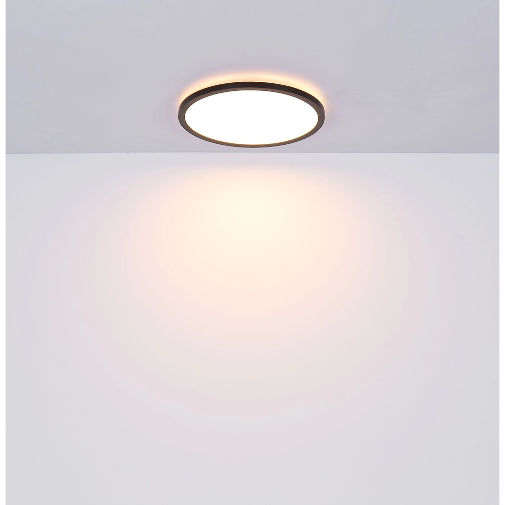 Éclairage de plafond Sapana Ø 29,4cm noir Globo 9007371411405