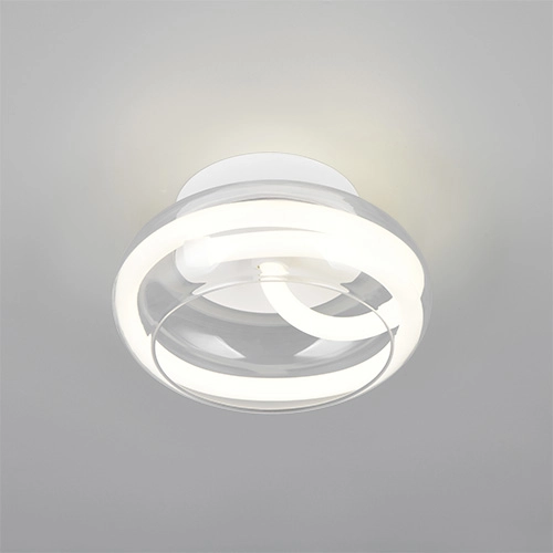 Lampe murale de conception Tarsia blanc Ø 21,5 cm Trio 4017807683301