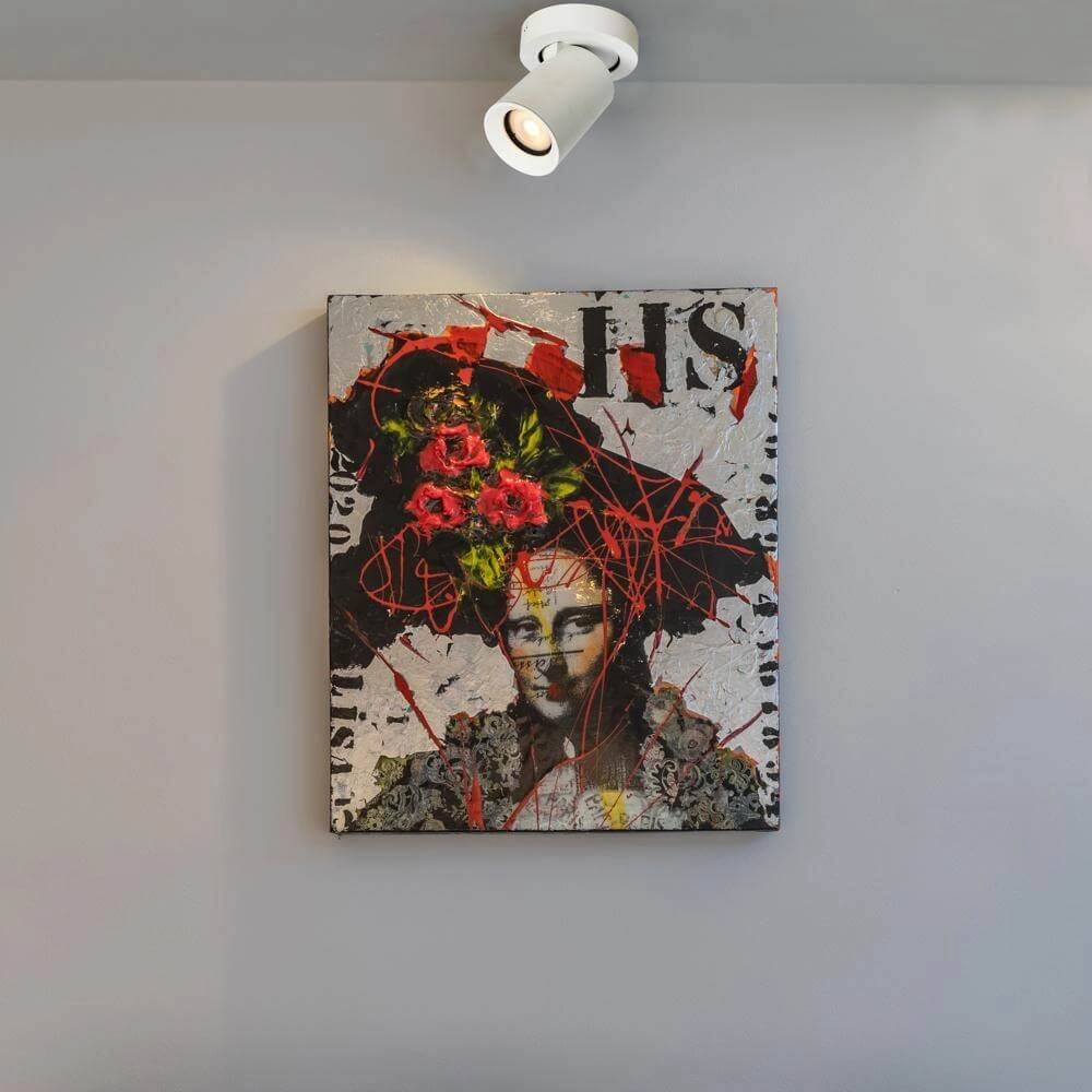 Plafonnier rond Megano 1 blanc clair Artdelight 8720701100978