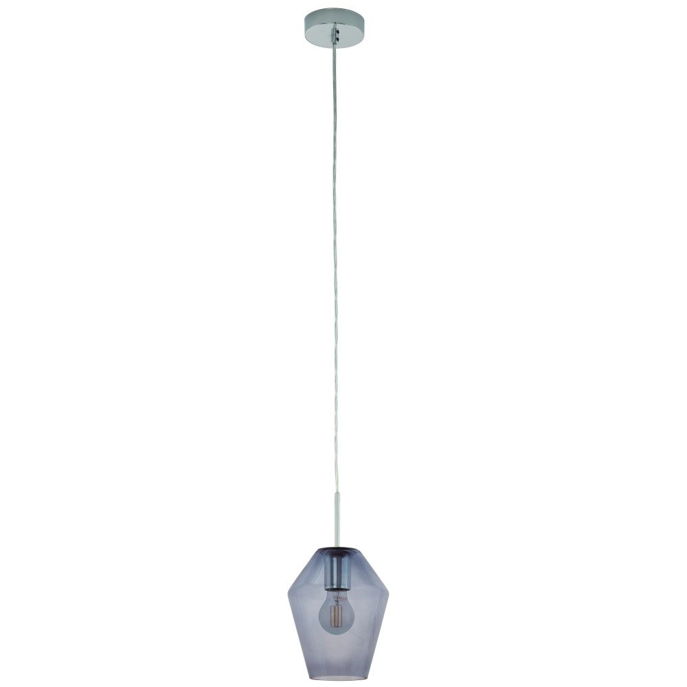 Lampe à suspension Murmillo chrome avec de la fumée Eglo 9002759967734