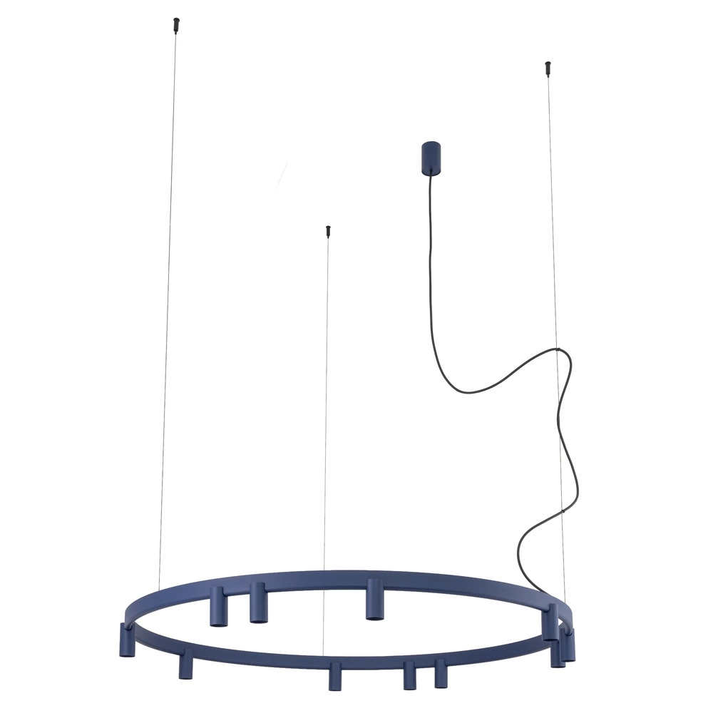 Lampe pendante de conception Fourty bleu marine Ø 116cm Lyora 5903139122863