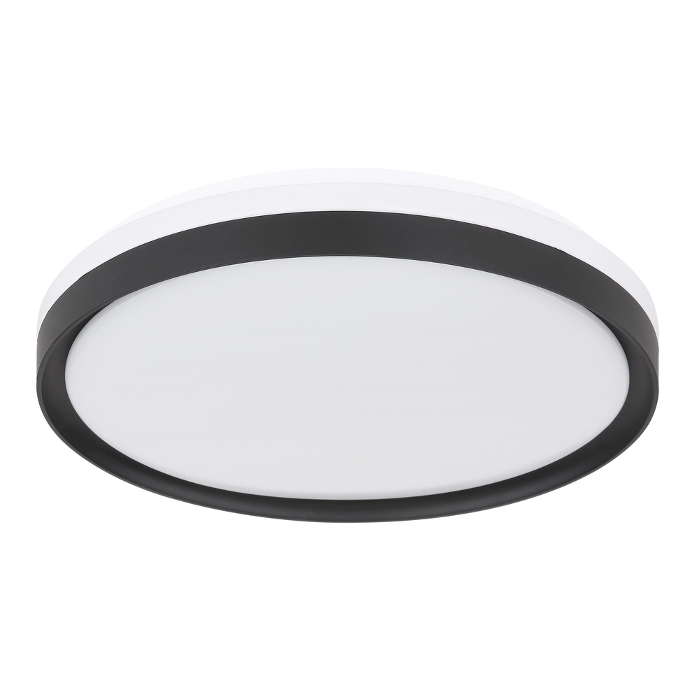 Éclairage de plafond Sonny noir avec blanc Ø 39cm Globo 9007371424832