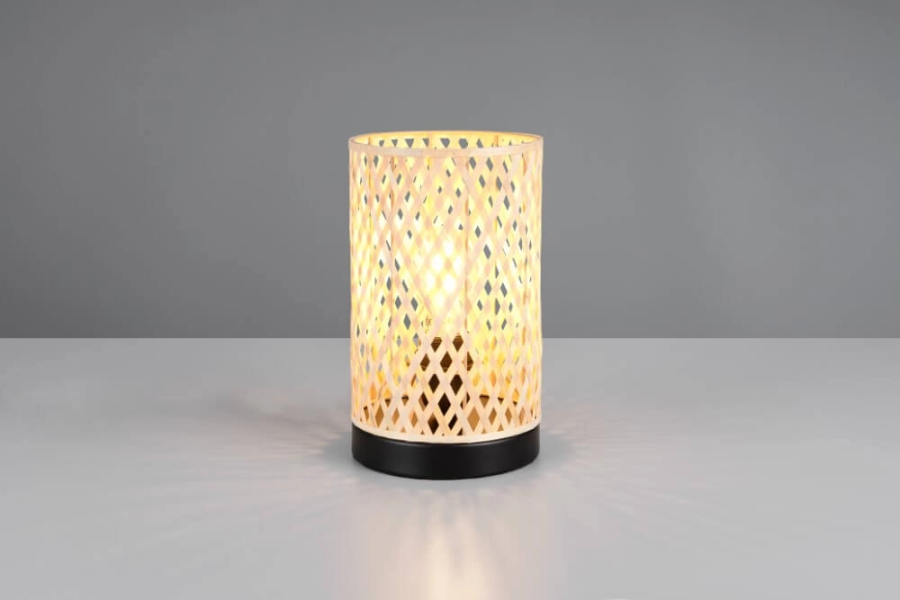 Lampe de table crème Laurent avec noir Ø 14cm Trio 4017807637595