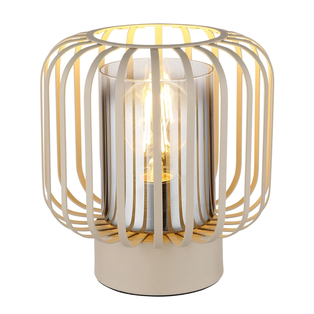 Lampe de table Alfred brun sable Ø 18cm Lampe de table Alfred brun sable Ø 18cm