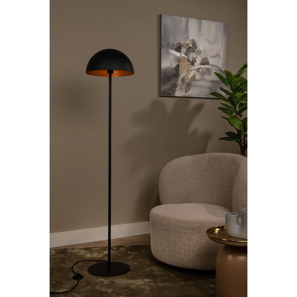 Lampadaire de conception Siemon Noir Lucide 5411212451668