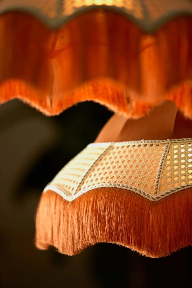 Suspension Tiffany Mizia orange Ø 40cm Light & Living 8717807758523