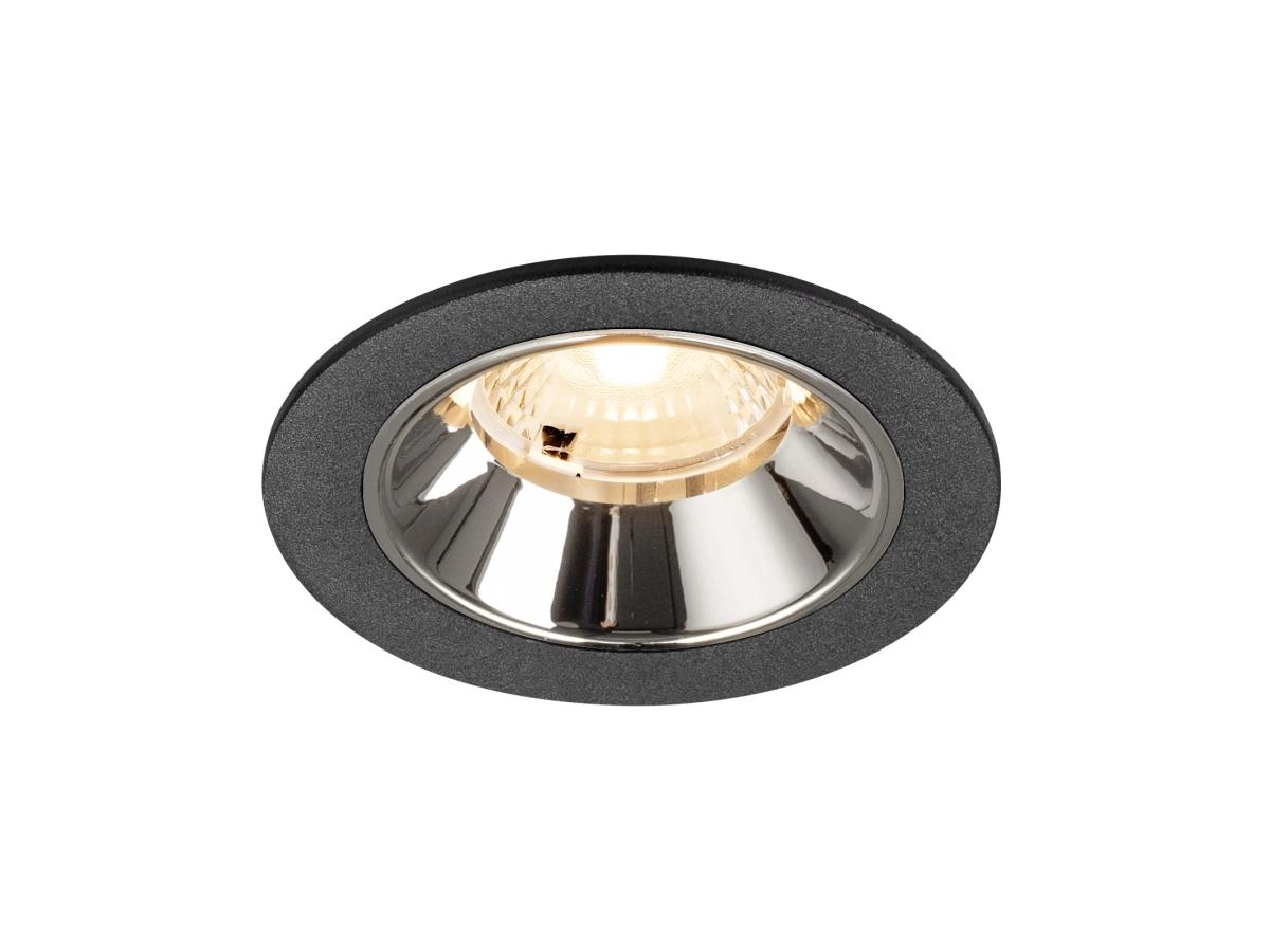 Spot encastré Numinos S noir/chrome 2700K - 40 deg