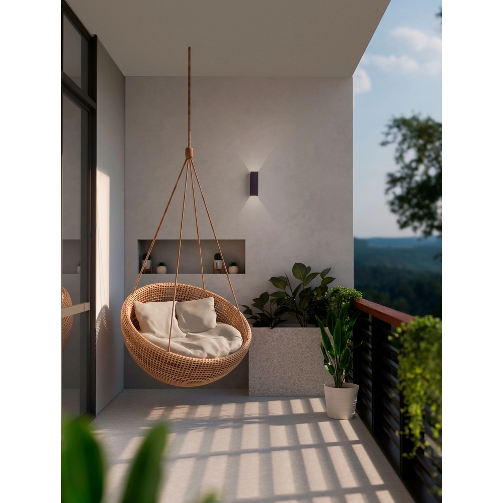 Spot mural épuré Orion anthracite Lyora 5212017470461