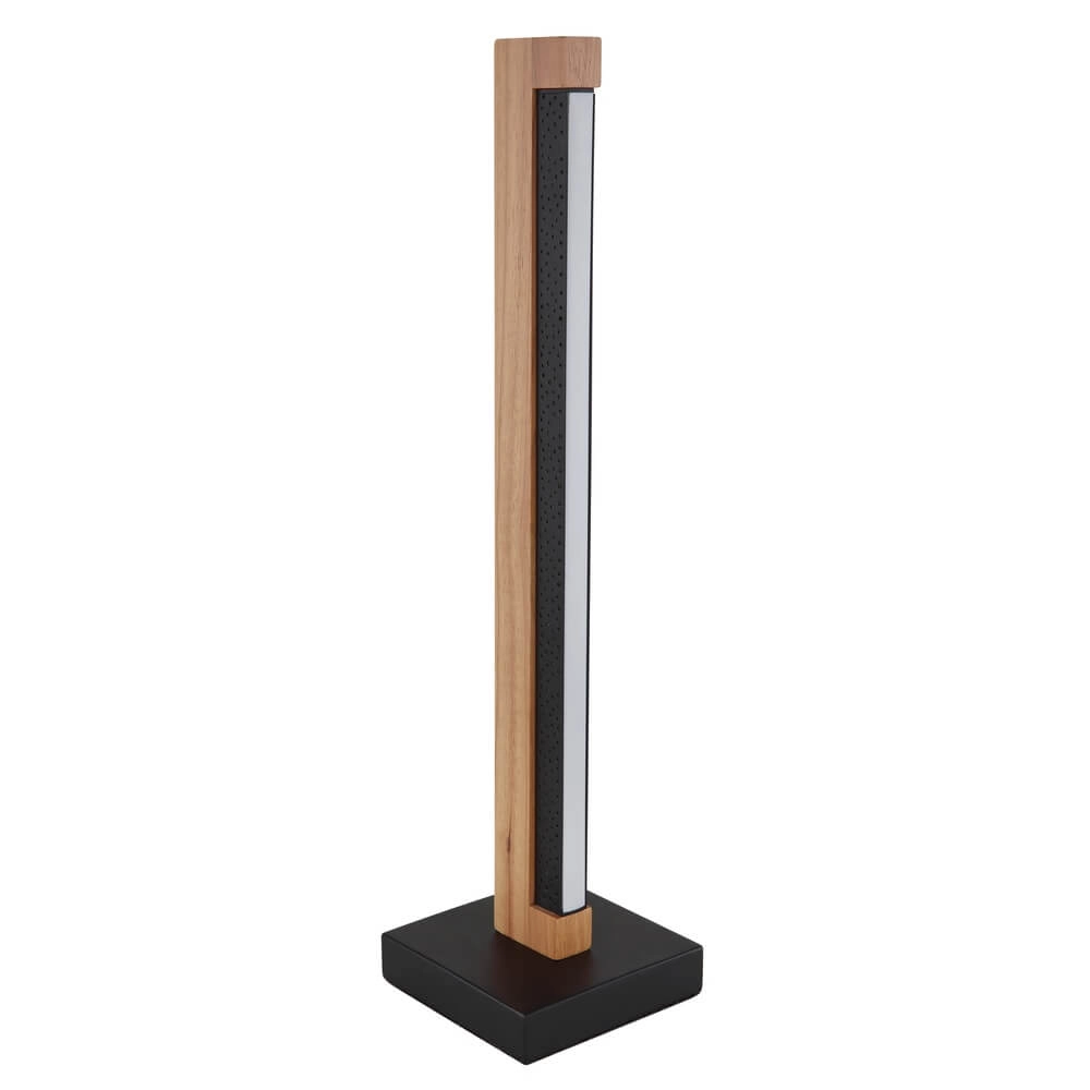 Lampe de table design Starla noir avec bois 48cm Globo 9007371459292