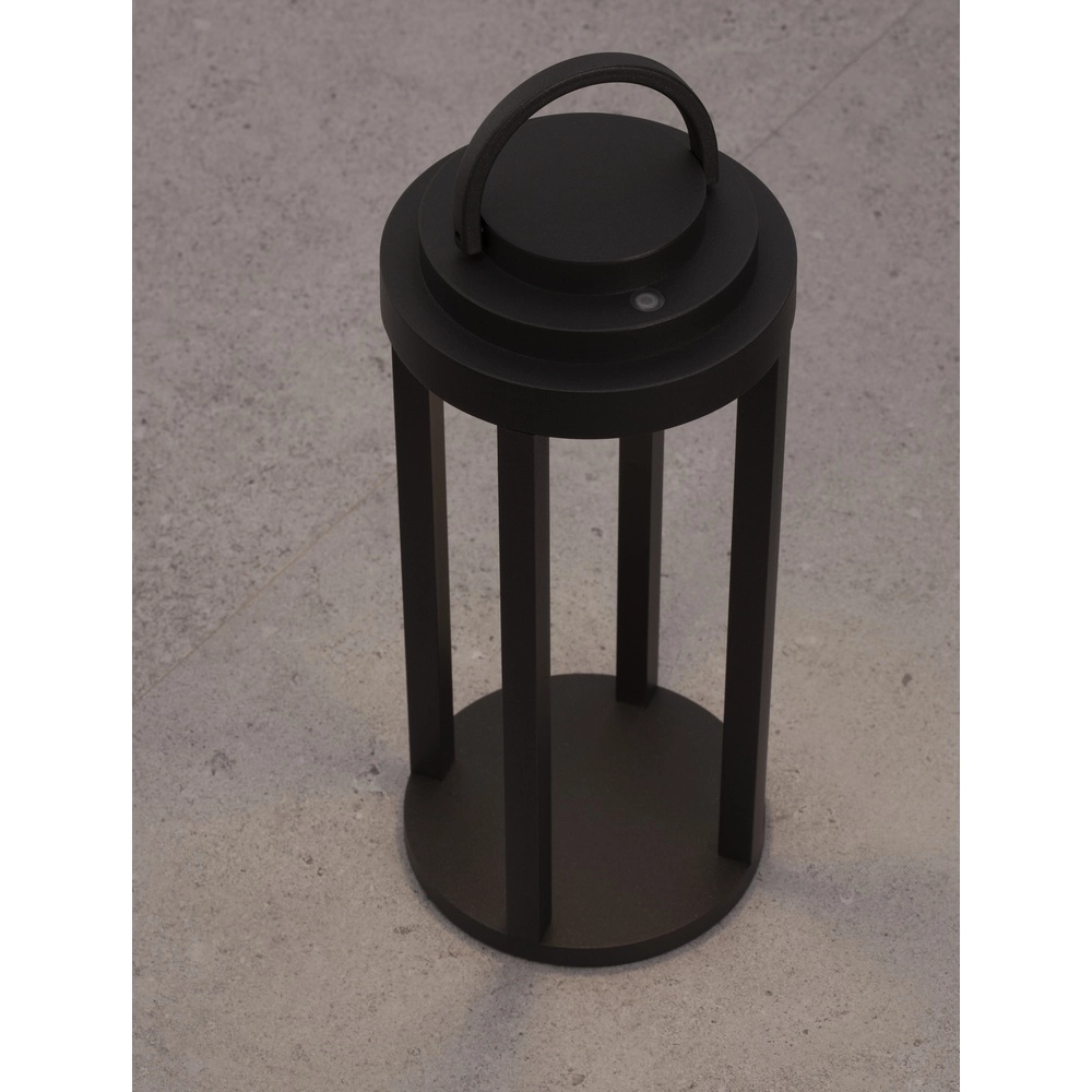 Lampe de table élégante Mocha anthracite 35cm