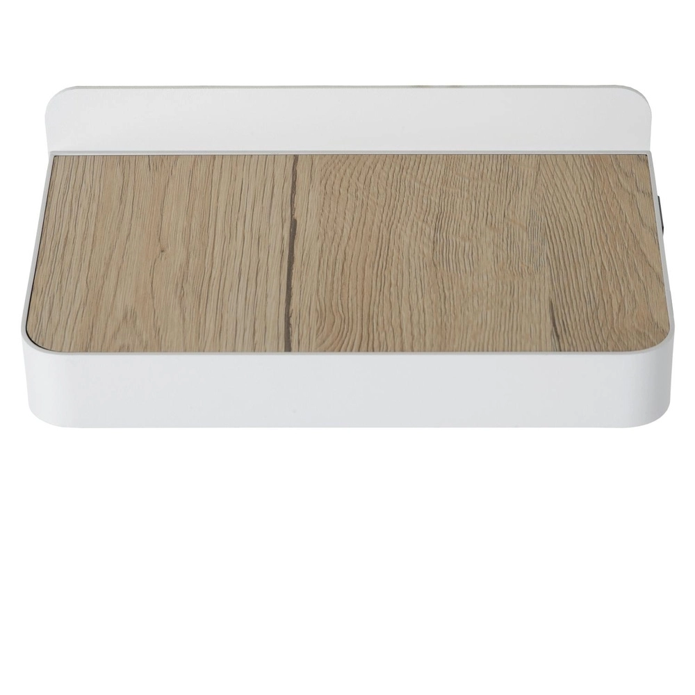 Lampe de chevet Atkin avec point de charge USB blanc Lucide 5411212770837