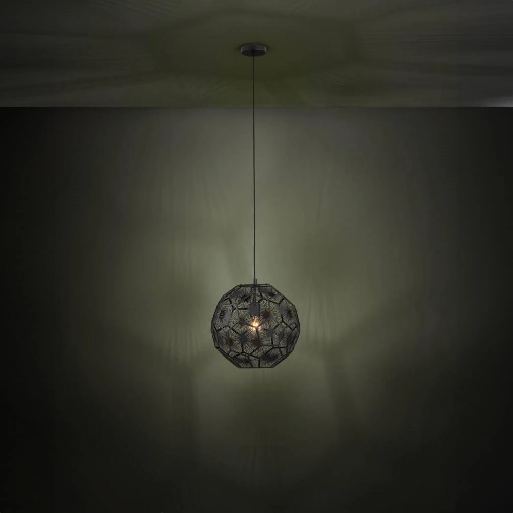 Lampe suspendue noire Skoura 1 Ø 41 cm Stars of Light 9002759396183