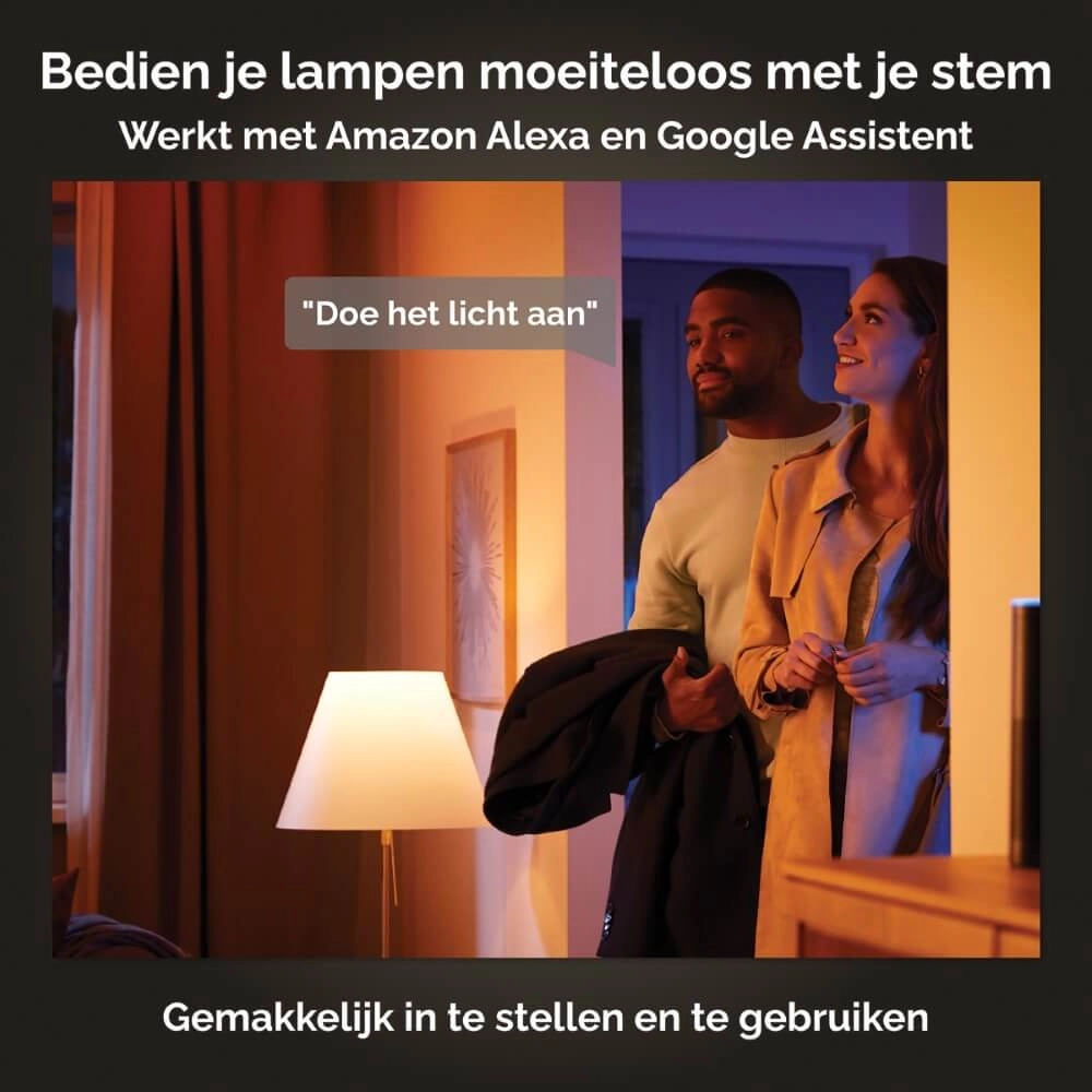 Lampadaire intelligent Hue Signe - White and color Philips 8719514433526
