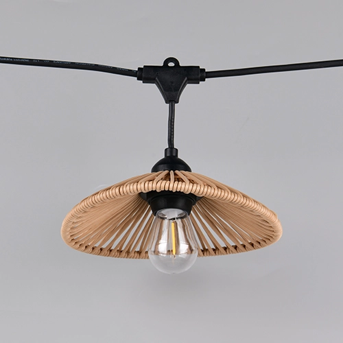 Lampes à guirlande Chain noir avec brun 600 cm Trio 4017807697612