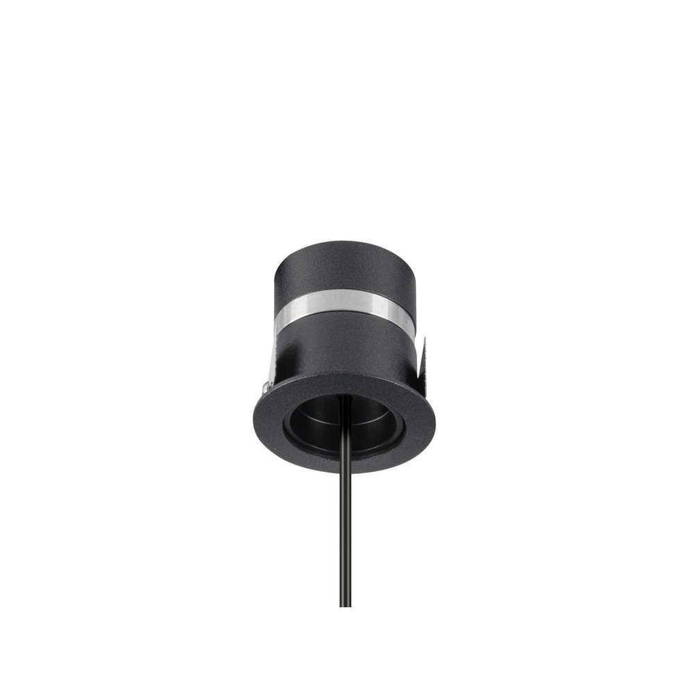 Suspension encastrée Dysko noir avec or SLV 4024163316651