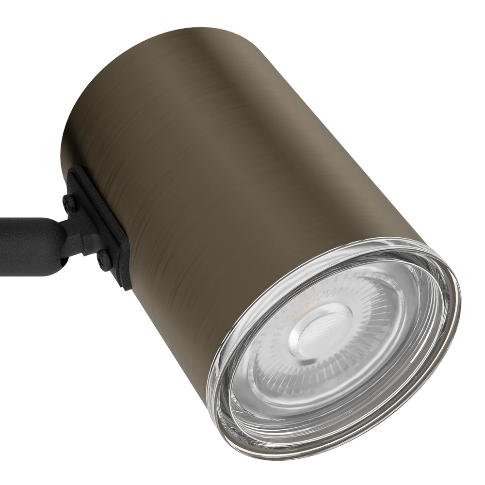 Projecteurs de salle de bain Consuma 1 GU10 - noir avec bronze Eglo 9008606365074