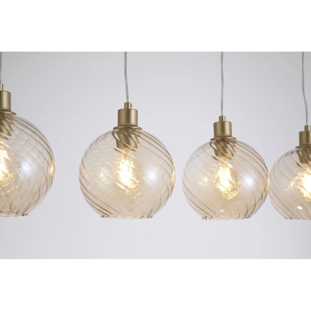 Suspension Radiance Or 4 lumières Searchlight 5053423305813