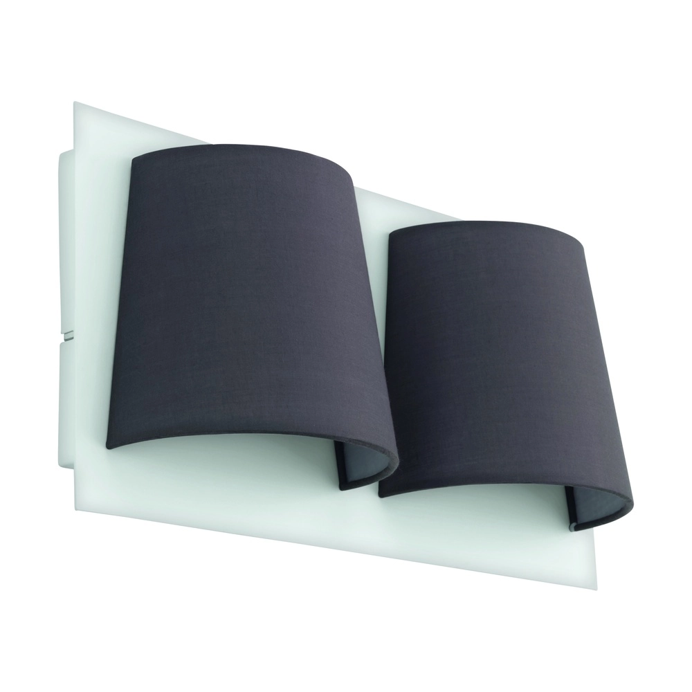 Lampe murale Serravalle blanc avec noir