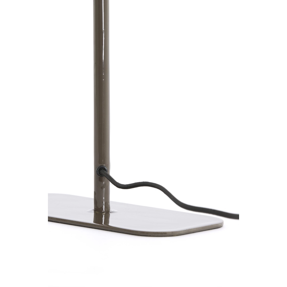 Lampe de chevet Elenie 25x13cm - brun foncé brillant Light & Living 8717807818876