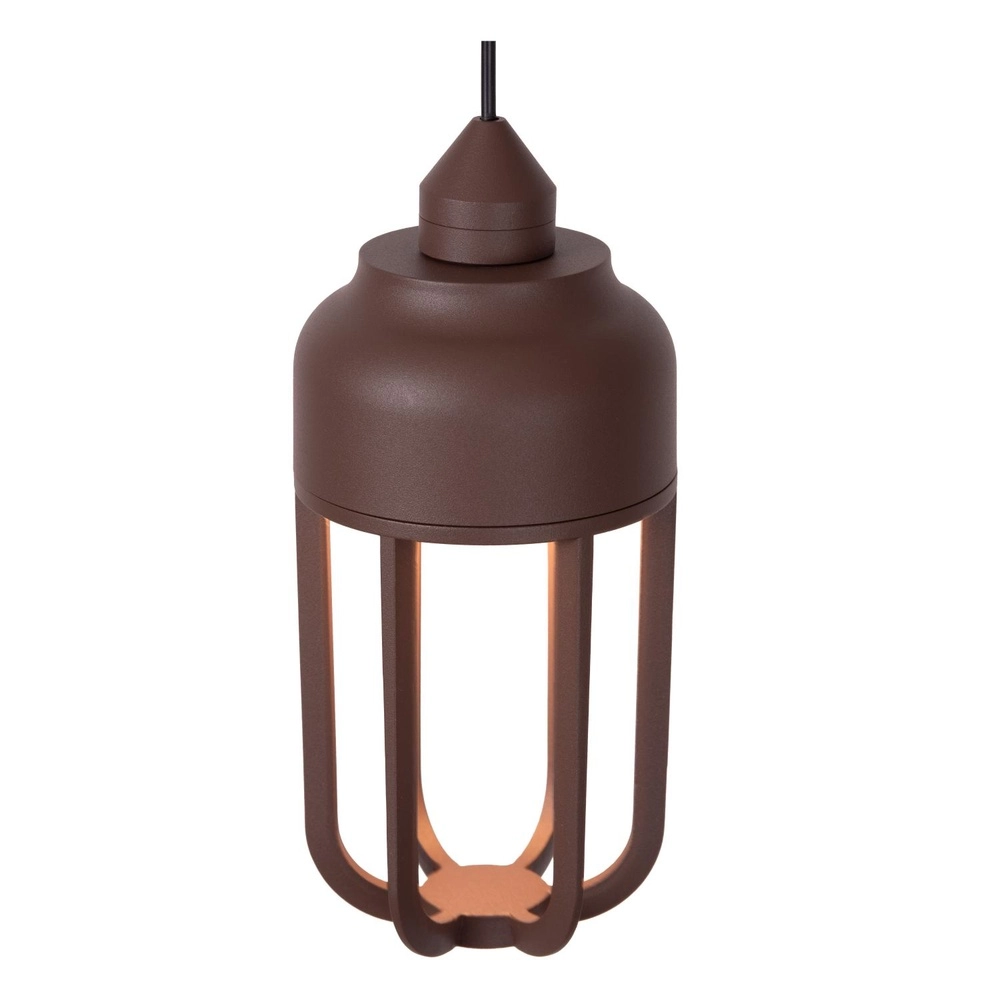 Lampe suspendue Wells Brun rouille Lucide 5411212334138