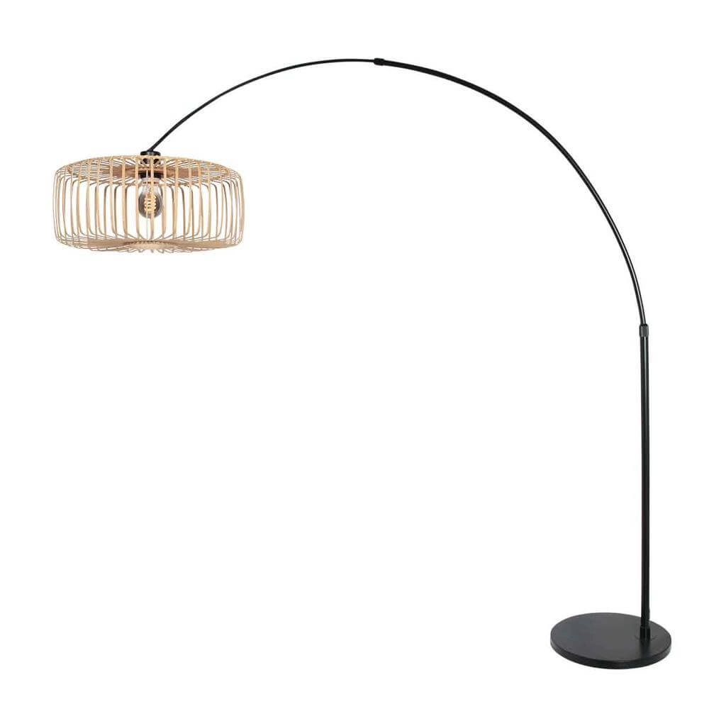 Lampe à arc noir Sparkled Light bambou Steinhauer 8712746176810