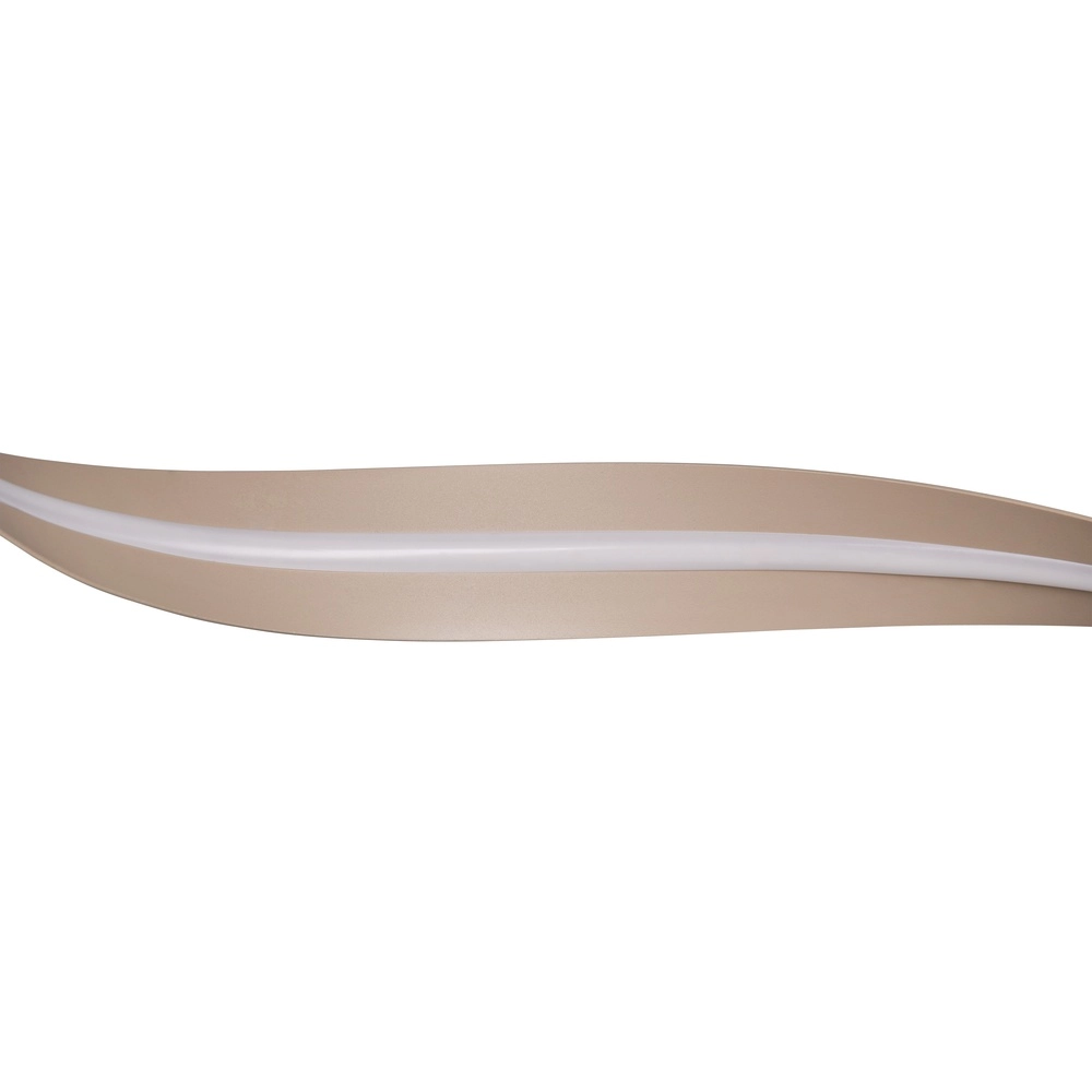 Lampe pendante moderne Tivor brun sable Trio 4017807706314