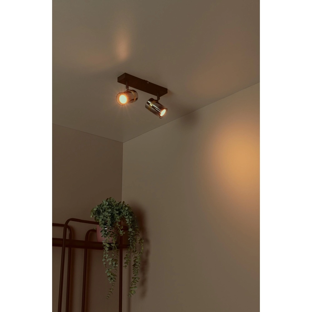 Projecteur de plafond Upton 2-noir clair Lucide 5411212570024