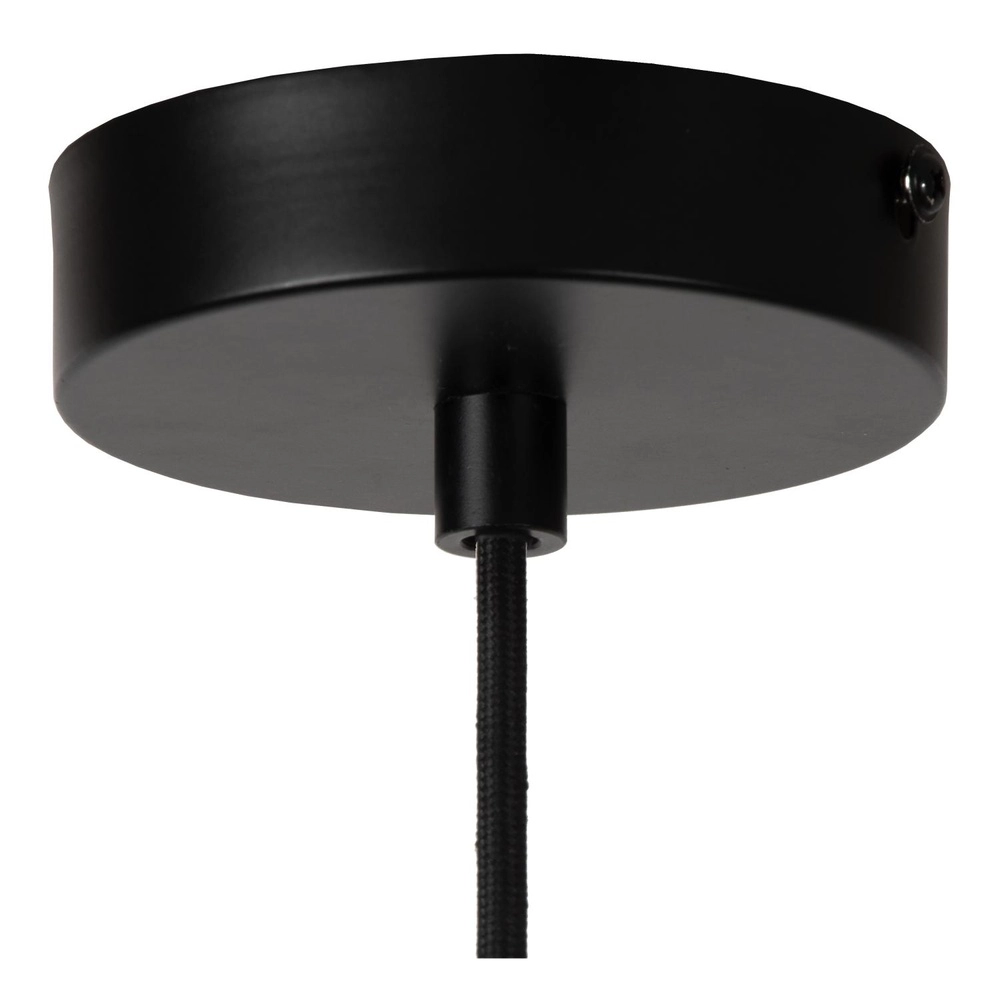 Lampe pendante unique Hannelore Ø 30cm noir Lucide 5411212106223