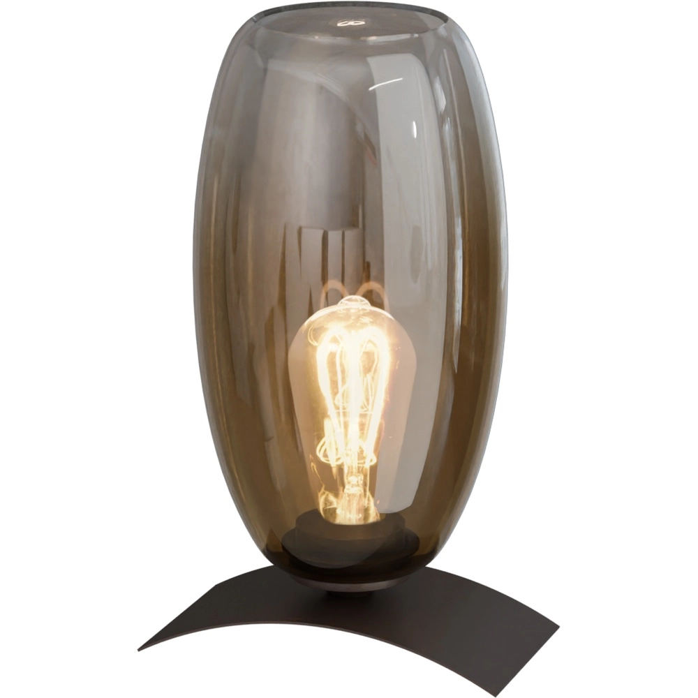 Lampe de table Olive Verre de 15 cm d’Ø - cacao