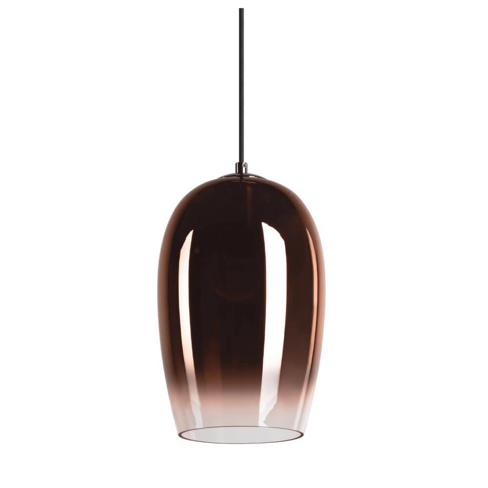 Lampe à suspension en verre Pantilo verre cuivre - Ø 18cm SLV 4024163266406