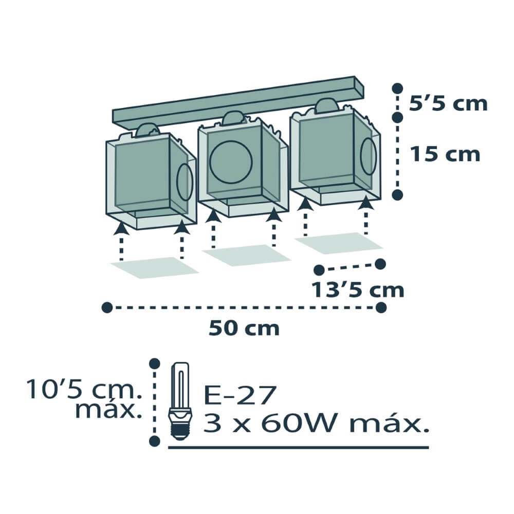 Plafonnier chambre d'enfant The Pirates Dalber 8420406745534