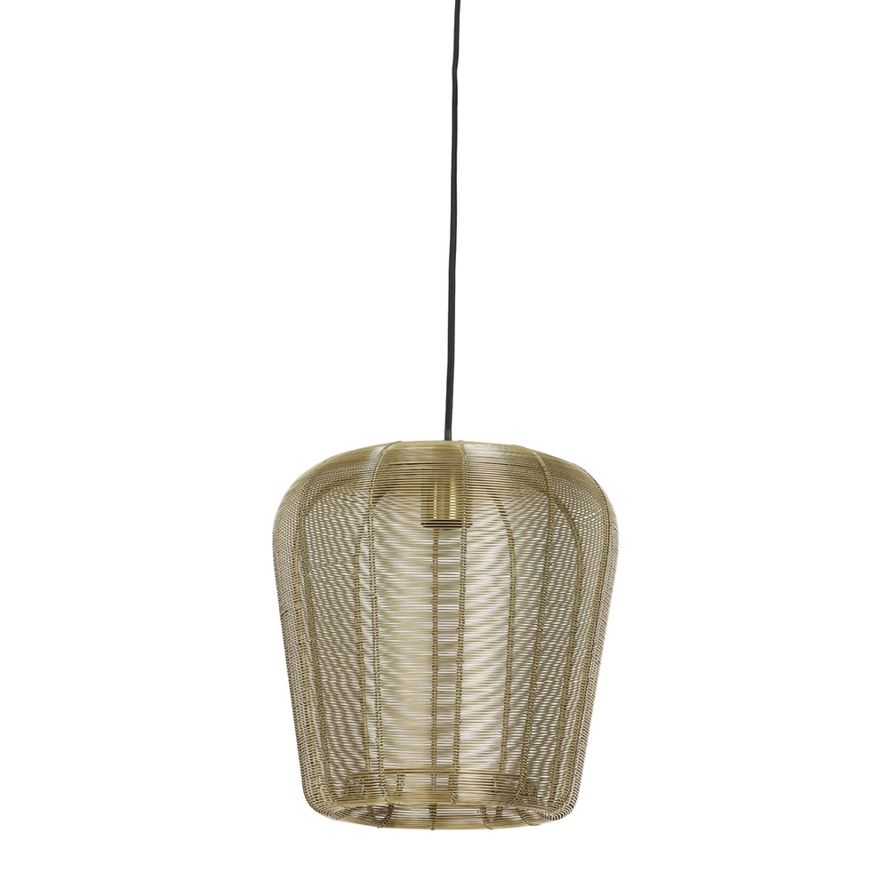 Lampe pendante dorée Adeta Ø 28cm Light & Living 8717807601027