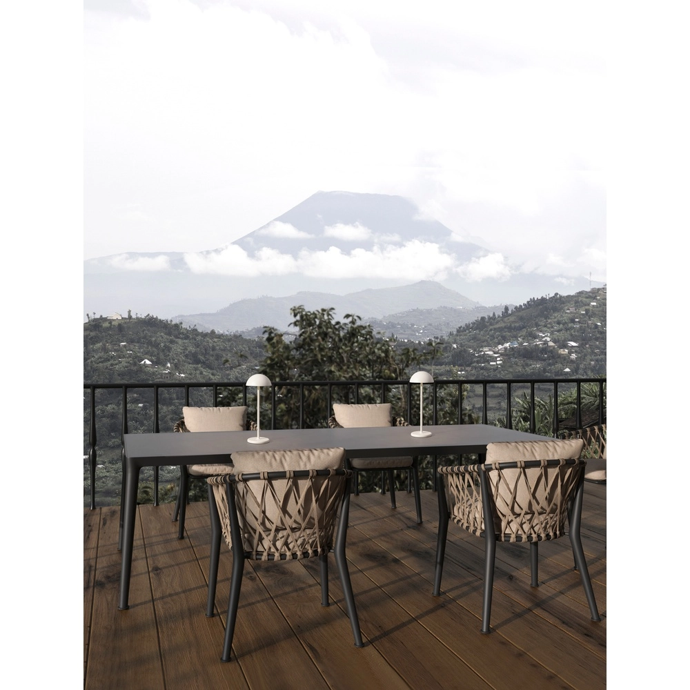 Lampe de table noire Rose blanc Lyora 5212017439611