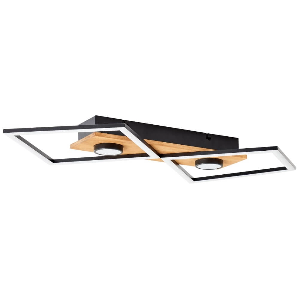 Plafonnier LED en bois Woodbridge M Brilliant 4004353409707