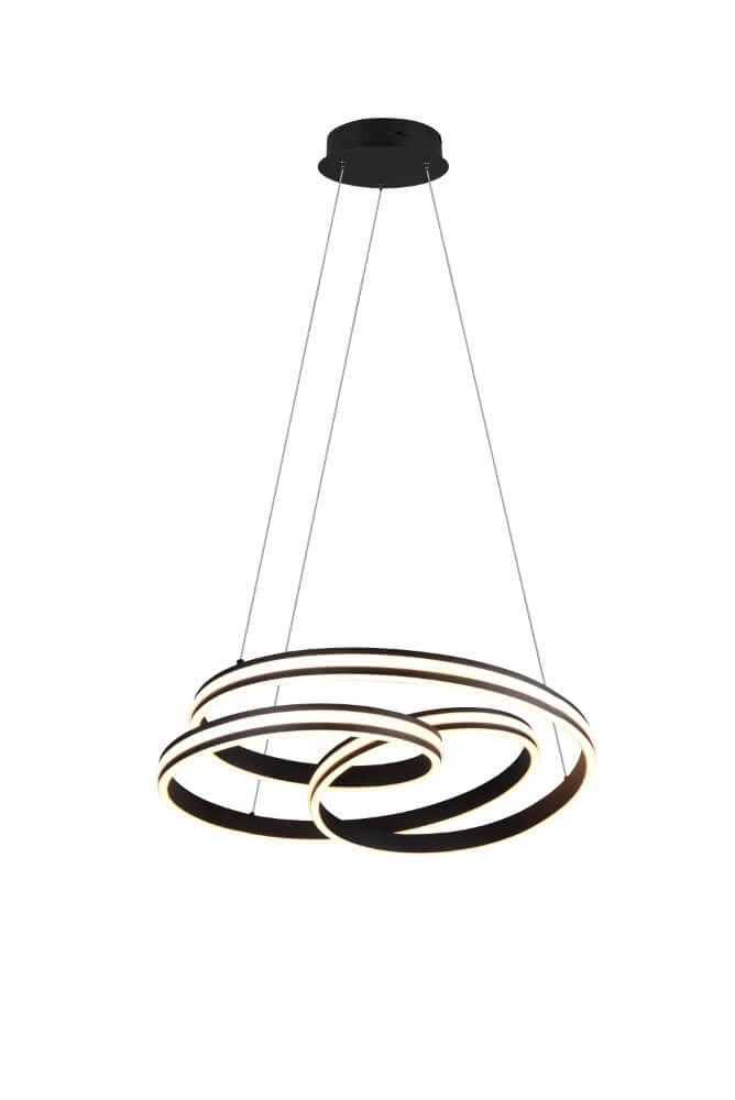 Lampe suspendue Nuria 60 cm noir Trio 4017807505214