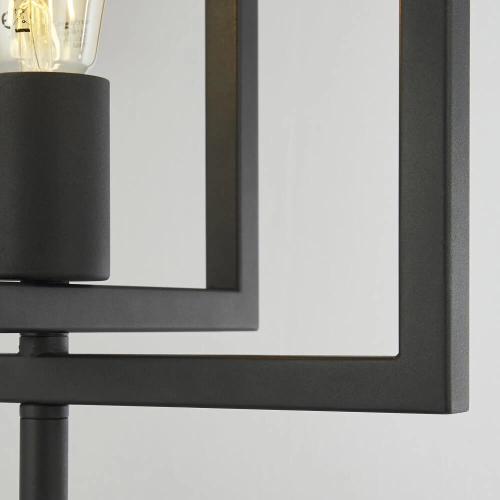 Lampe de table noire Plaza Searchlight 5053423226583