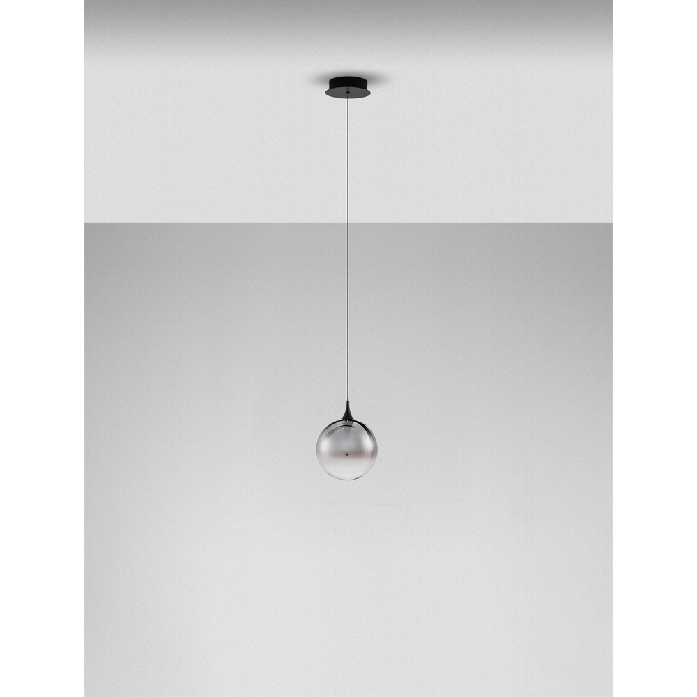 Suspension Orenda Verre fumé simple Lyora 5212017477606
