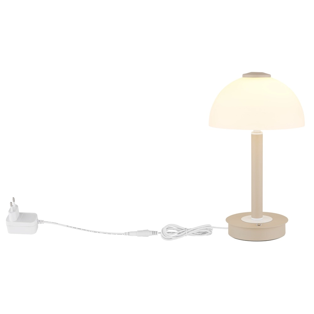 Lampe de table moderne Uldin brun sable Globo 9007371580262