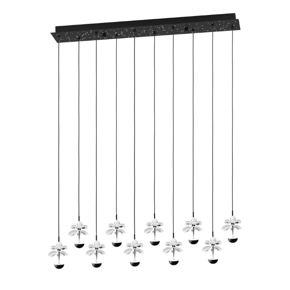 Lampe suspendue noire Pianopoli 2 87 cm x 12 cm Stars of Light 9008606270224