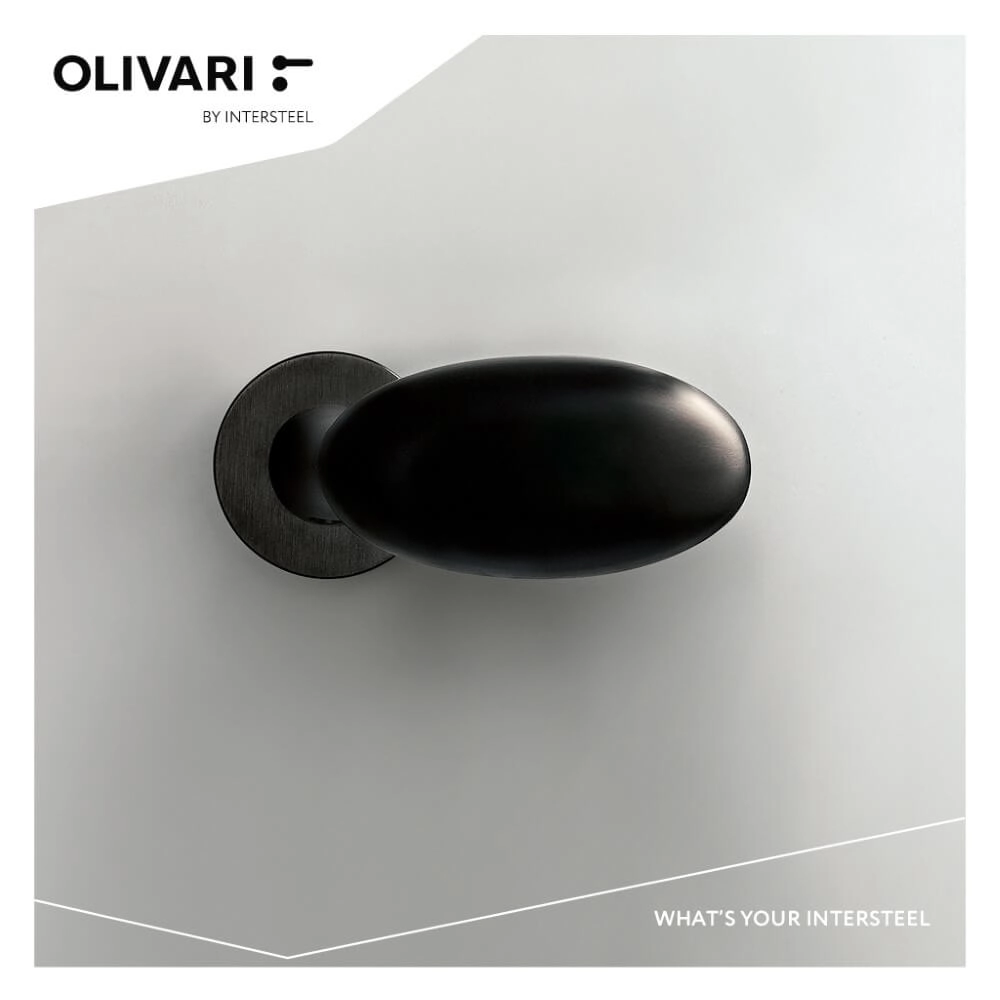 Poignée Blindo Pivotant droit Anthracite Olivari 8714186481721