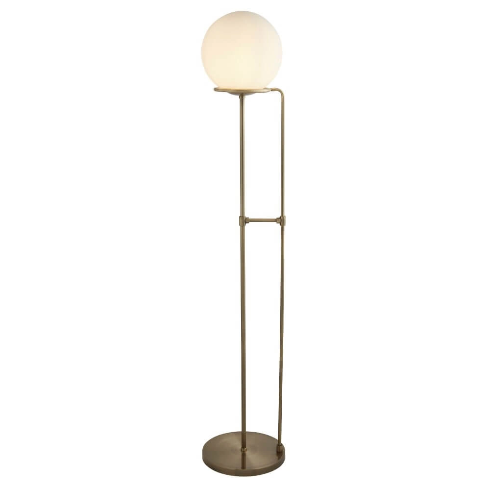 Lampadaire Orbital avec boule de verre