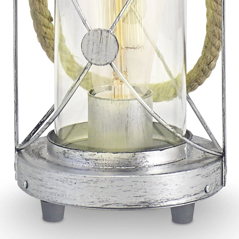 Lampe de table Bradford Argent ancien Eglo 9002759492847