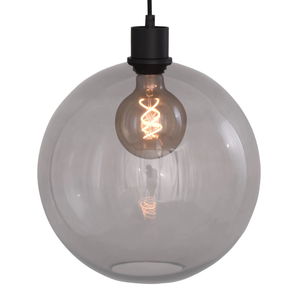 Lampe suspendue Lazise 3x Ø 30cm noir Masterlight 8718121303482