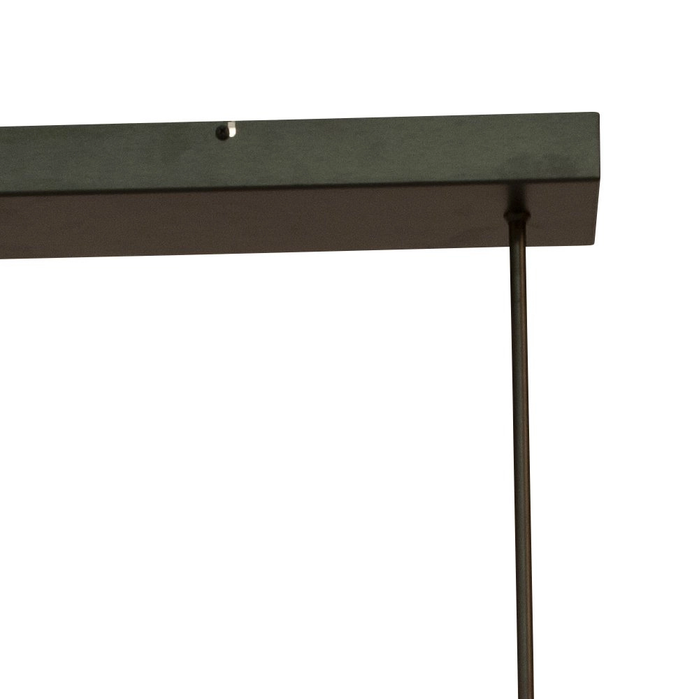 Lampe suspendue noire Real 2 100 cm avec de l'or Masterlight 8718121220437