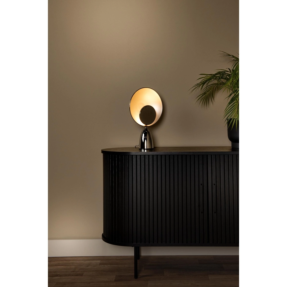 Lampe de table de conception Castamar Ø 25,5 cm de chrome Lucide 5411212345837