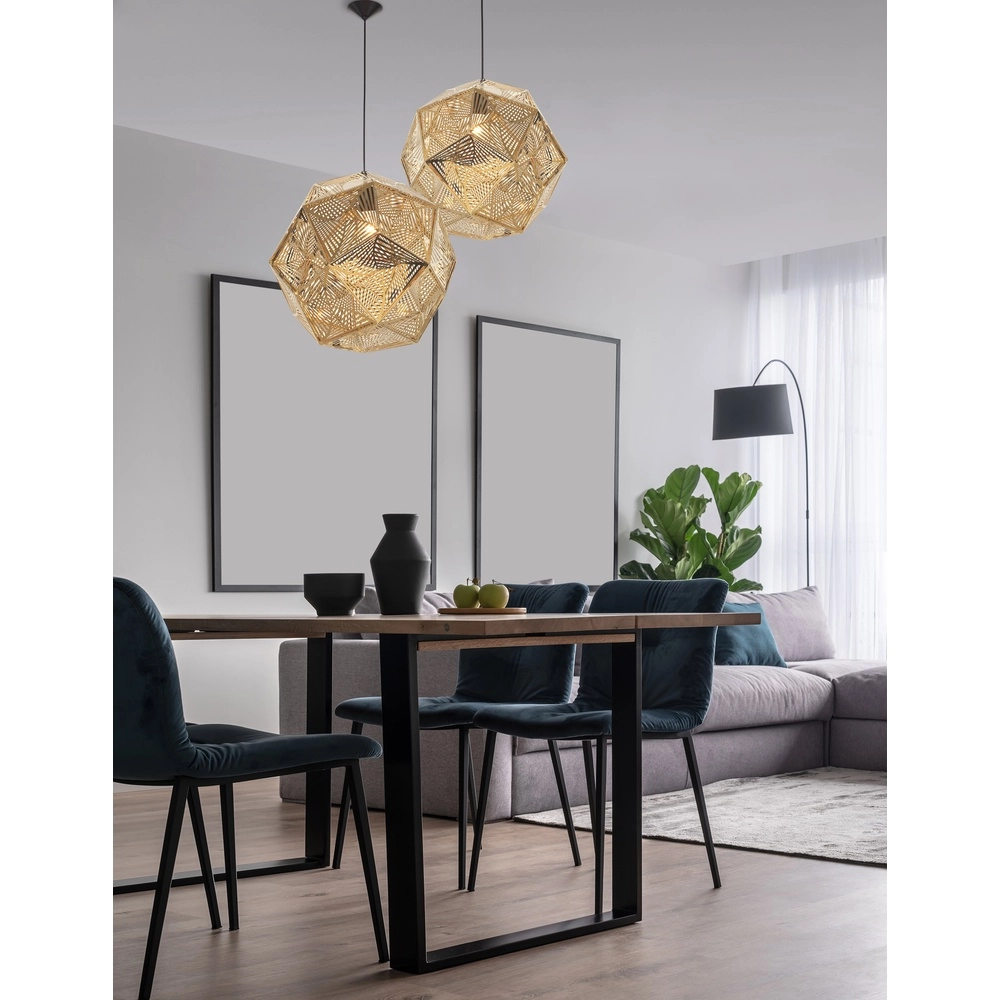 Suspension design Foggia Ø 48cm doré Suspension design Foggia Ø 48cm doré