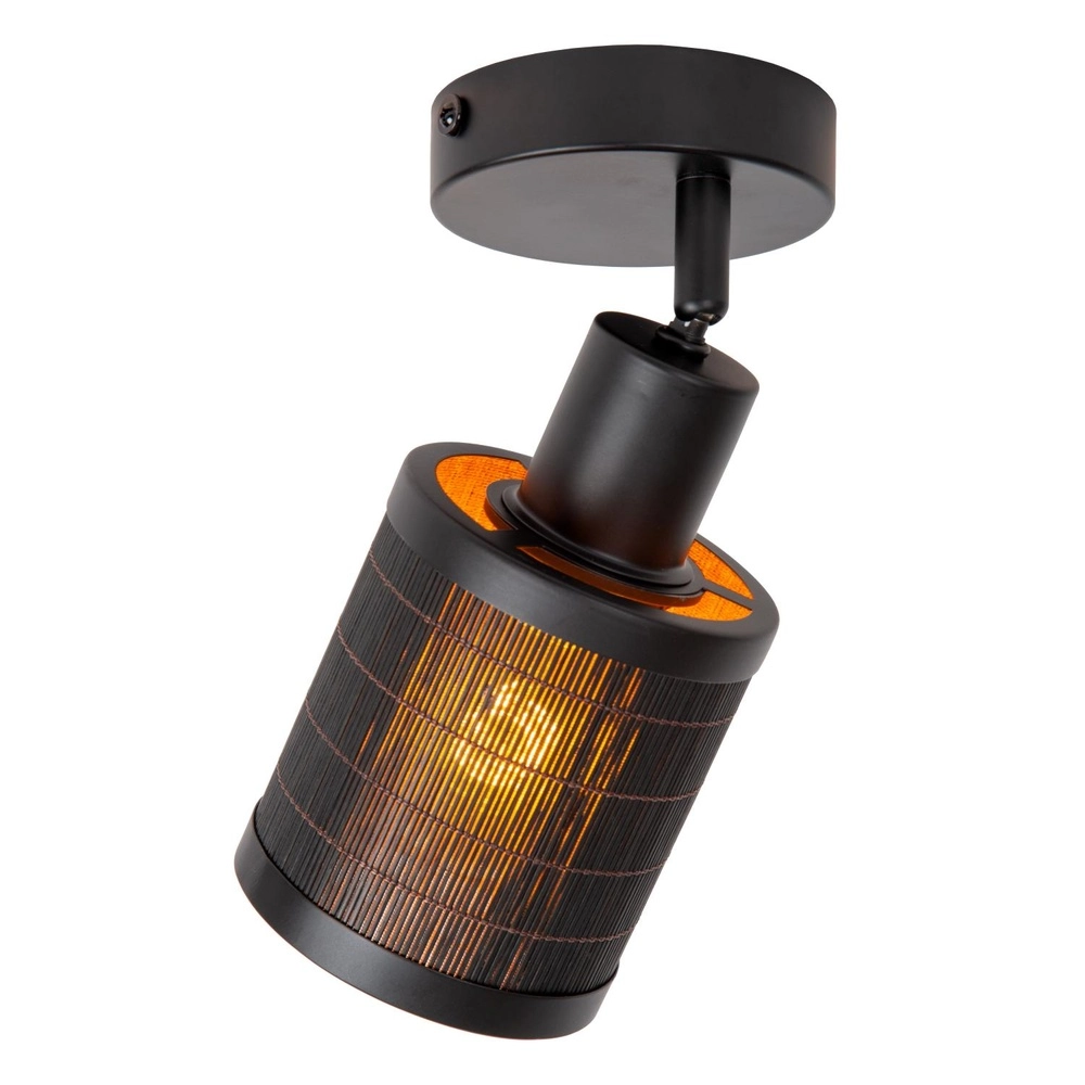 Lampe de plafond Tagalog Ø 10 cm de noir Lucide 5411212211668